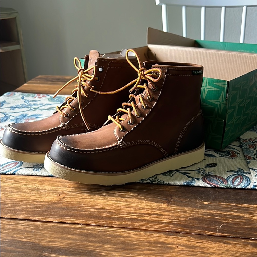 Eastland- Lumber Up-  Brown Leather Men's Boots